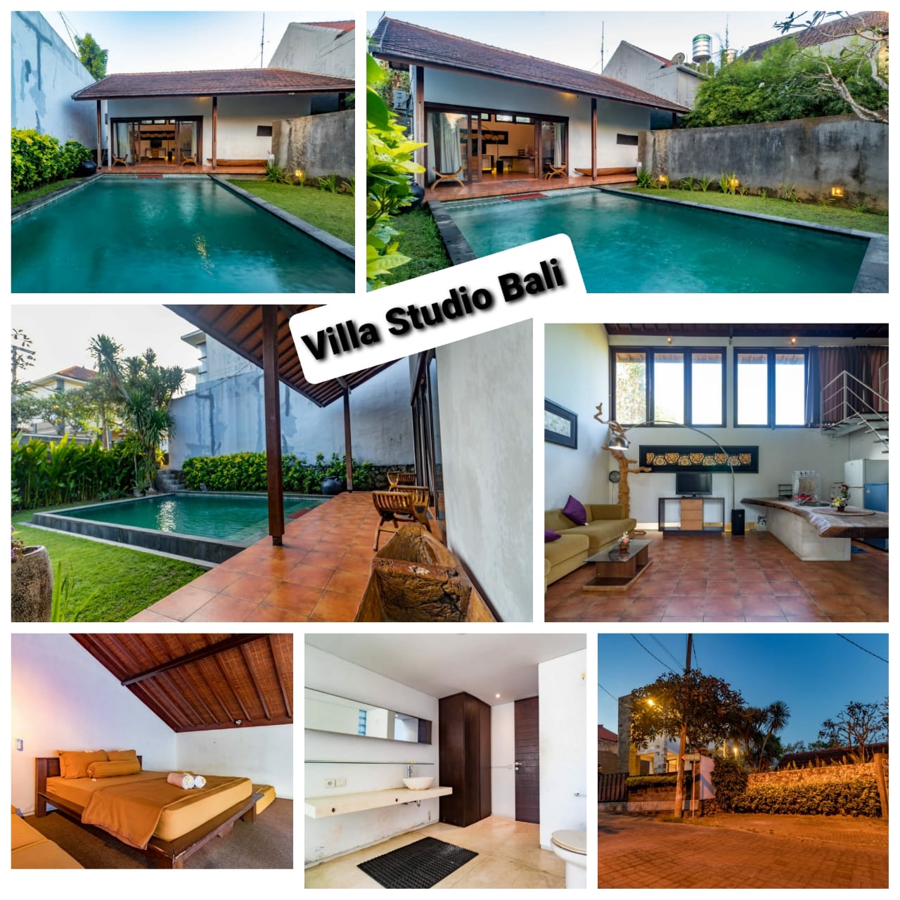 DI JUAL Villa STUDIO BALI. Lokasi strategis di Taman Griya Jimbaran, Kuta Selatan, Bali.
